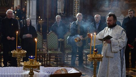 Atsisveikinimas su ra&scaron;ytoju Valentinu Rasputinu