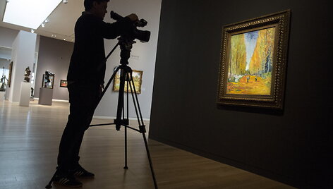 Vincento van Gogho paveikslas &bdquo;Les Alyscamps&ldquo;