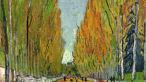 Vincento van Gogho paveikslas &bdquo;Les Alyscamps&ldquo;