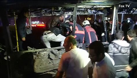 Sprogimo padariniai Ankaroje