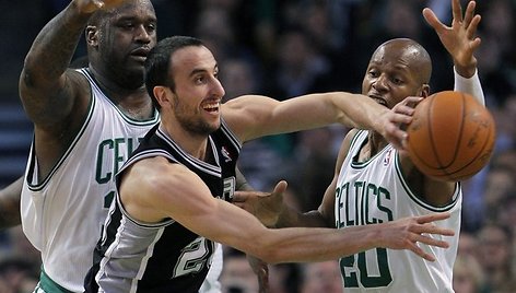 Shaquille'as O'Nealas, Manu Ginobilis ir Ray Allen