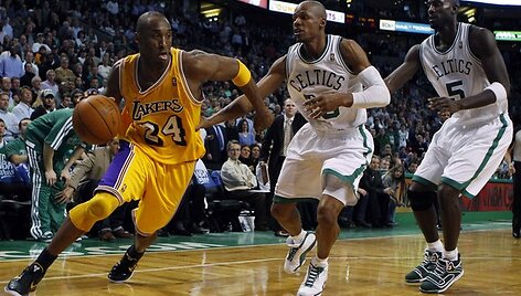 Kobe Bryant , Ray Allenas ir Kevinas Garnettas