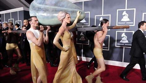 Lady Gagos atvykimo akimirka