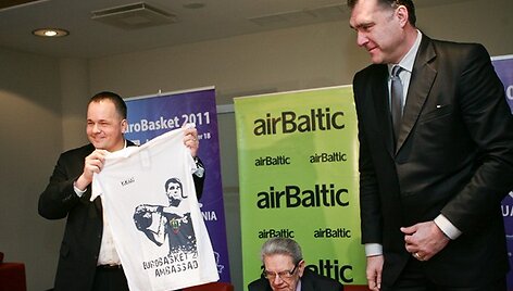 Tadas Vizgirdas, Vladas Garastas ir Arvydas Sabonis