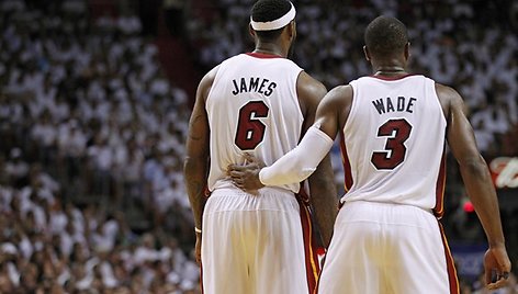 LeBronas Jamesas ir Dwyane'as Wade'as