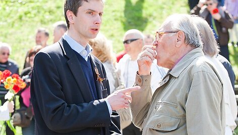 Algirdas Paleckis (kairėje)