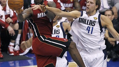 LeBronas Jamesas ir Dirkas Nowitzki