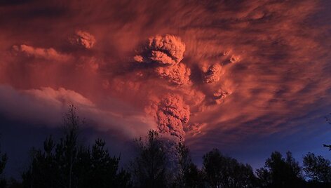 Puyehue ugnikalnio i&scaron;siveržimas Čilėje