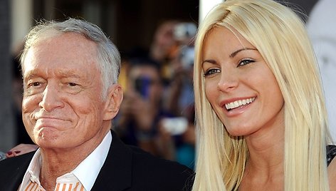 Hugh Hefneris ir Crystal Harris