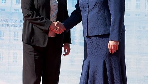  Suomijos prezidentė Tarja Halonen ir Lietuvos prezidentė Dalia Grybauskaitė