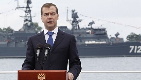 Rusijos prezidentas Dmitrijus Medvedevas