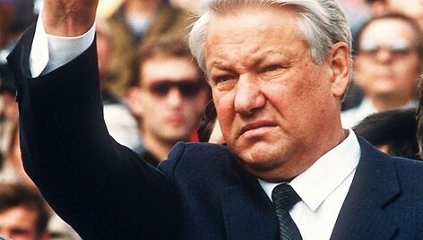 Borisas Jelcinas 1991 metų rugpjūčio 24-ąją