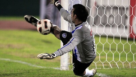 Godoy Cruz vartininkas Sebastian Torrico