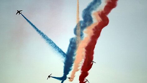 Prancūzijos pilotų pasirodymas