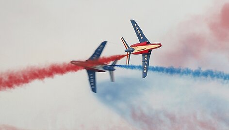 Prancūzijos pilotų pasirodymas
