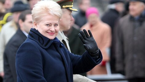 Lietuvos prezidentė Dalia Grybauskaitė ir Arvydas Pocius