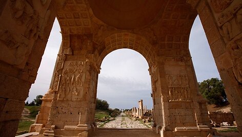 Leptis Magna senovinis miestas