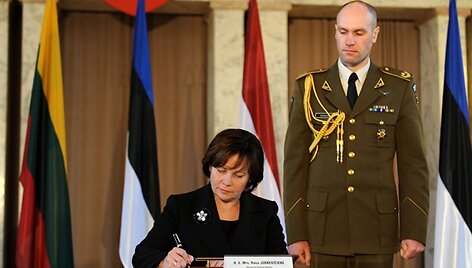 Lietuvos kra&scaron;to apsaugos ministre Rasa Juknevičiene