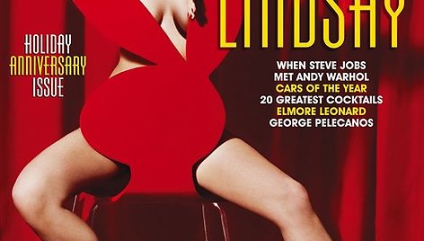 Lindsay Lohan ant „Playboy“ viršelio