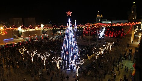 Kalėdų eglė Betliejuje