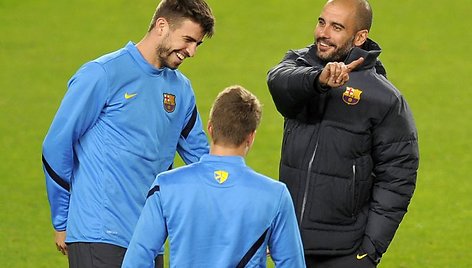 Pique ir Josephas Guardiola