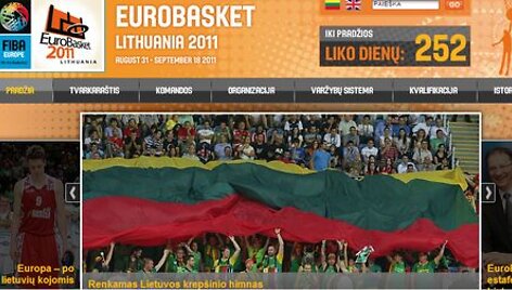 Startavo Europos krep&scaron;inio čempionato oficiali svetainė