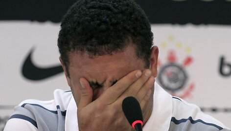 Ronaldo per spaudos konferenciją neslėpė a&scaron;arų. 