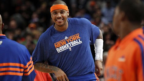 Carmelo Anthony pelnė 27 ta&scaron;kus.