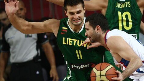 Aleksandras Rasičius prie&scaron; Liną Kleizą pasaulio krep&scaron;inio čempionate Turkijoje