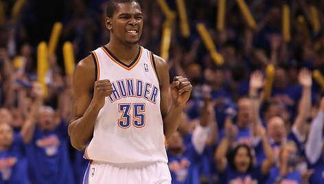 Kevinas Durantas pelnė 30 ta&scaron;kų