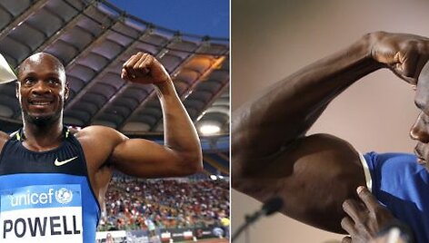 Asafa Powellas ir Usainas Boltas