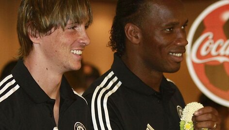 Fernando Torresas ir Dider Drogba