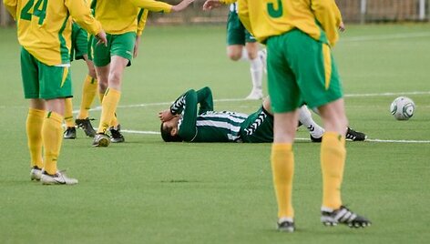 Vilniaus futbolininkai i&scaron;kovojo pergalę i&scaron;vykoje