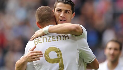 Rungtynių didvyriai: Cristiano Ronaldo ir Karimas Benzema