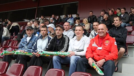 Nuteistieji stebėjo rungtynes