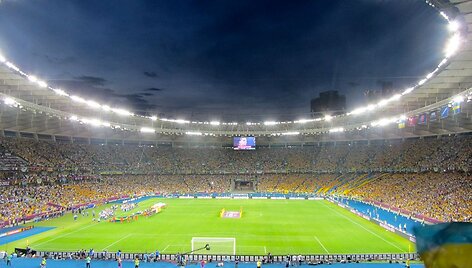 Perstatytas "Olimpiyskiy" stadionas