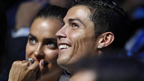 Cristiano Ronaldo ir modelis Irina Shayk