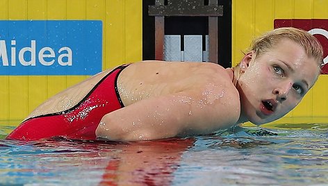 Rūta Meilutytė po auksinio finišo