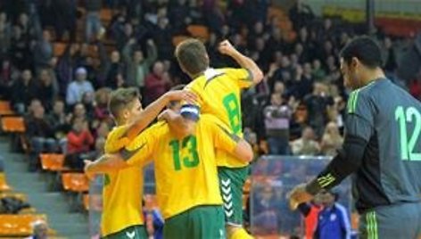 Lietuvos salės futbolo rinktinė palaužė Kiprą
