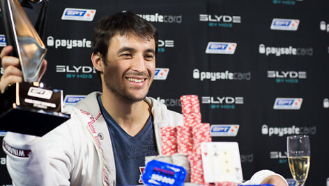 770 tūkst. eurų ir prestižinis Europos pokerio turo titulas &ndash; Remi Castaignonui
