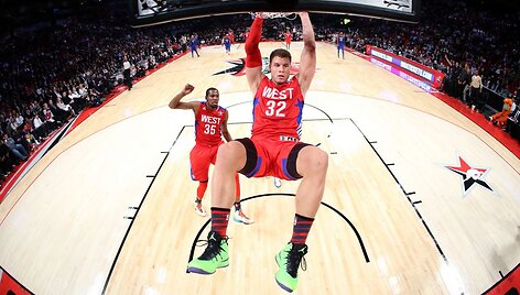 Blake'as Griffinas žiūrovus džiugino dėjimais