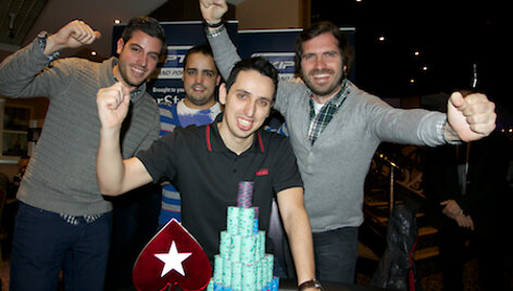 Nugalėtojas &ndash; Sergio Aido (centre) 