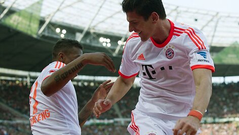 &bdquo;Bayern&ldquo; Vokietijoje &scaron;ventė triu&scaron;kinančią pergalę