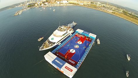 Krepšinio turnyras Adrijos jūroje