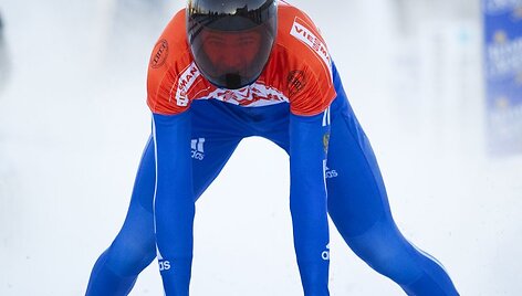 Pasaulio taurės skeletono varžybose &ndash; latvio triumfas