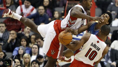 Toronto &bdquo;Raptors&ldquo; ir Oklahomos &bdquo;Thunder&ldquo; susitikimo akimirkos