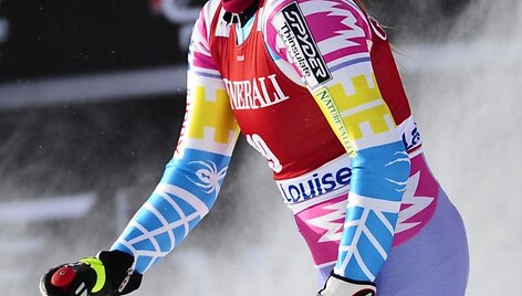 L.Vonn vie&scaron;patavimą Kanadoje nutraukė jos geriausia draugė