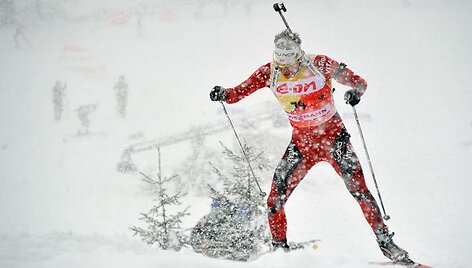 Pirmoji norvego pergalė pasaulio biatlono taurės varžybose