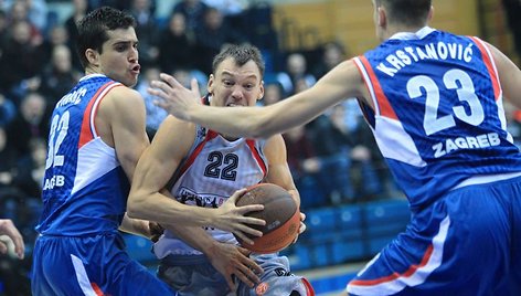 Vilniaus „Lietuvos ryto“ ir „Cibona“ akistata