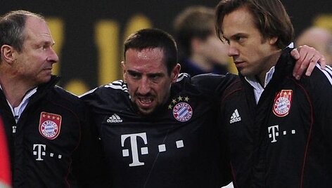  F.Ribery patyrė traumą, tačiau ji nerimta